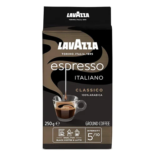 پودر قهوه لاوازا مشکی اسپرسو مدیوم روست – Lavazza Caffe Espresso